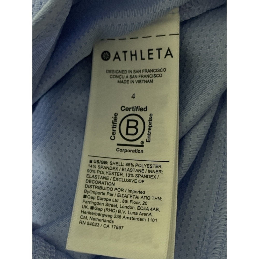 Athleta Periwinkle Expedition Outfit Skort Dress Size 4 - Picture 3 of 9